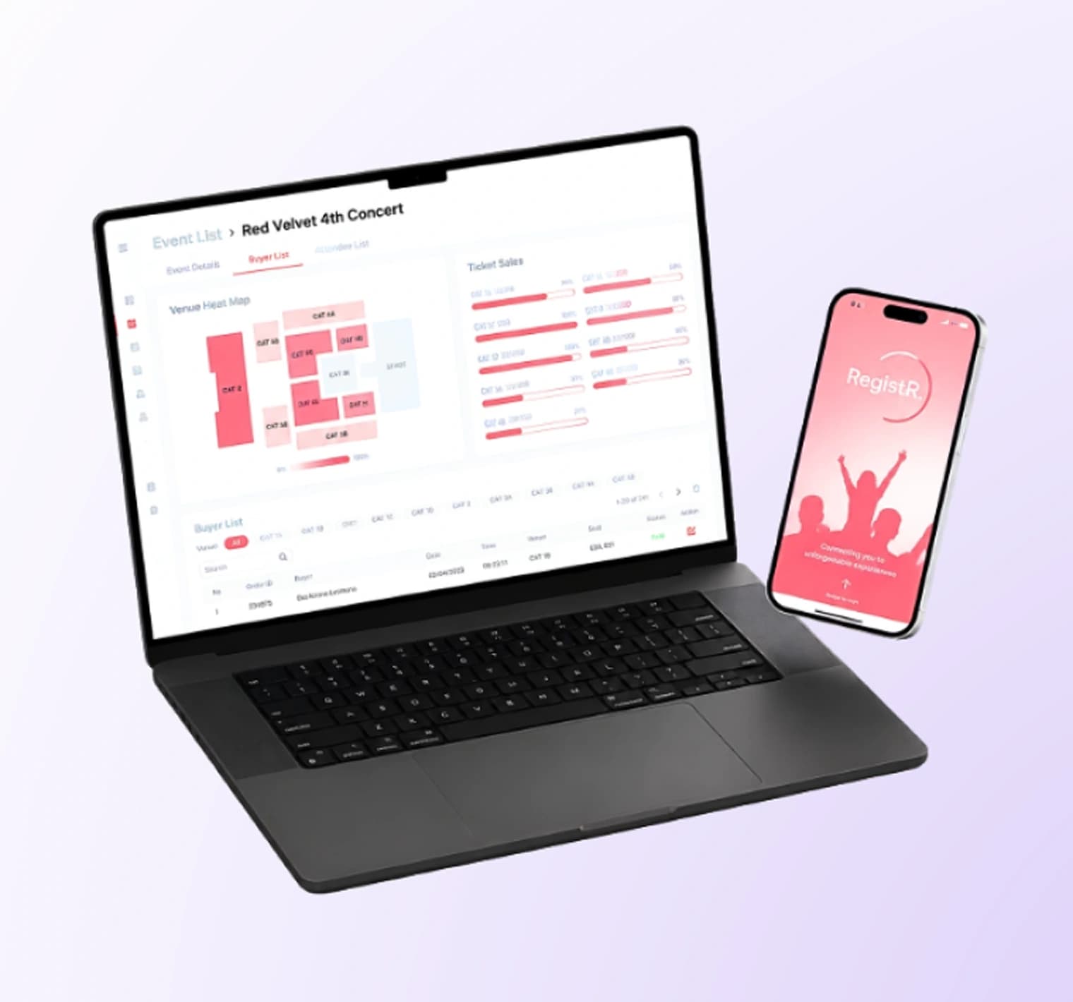 RegistR. Mockup