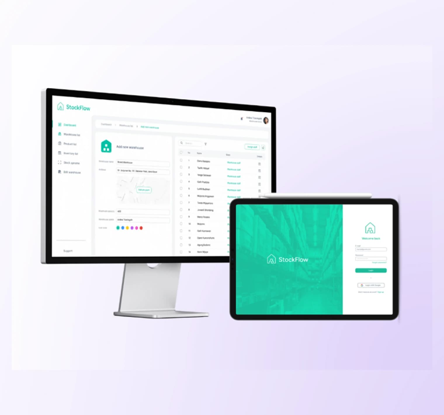 StockFlow Mockup