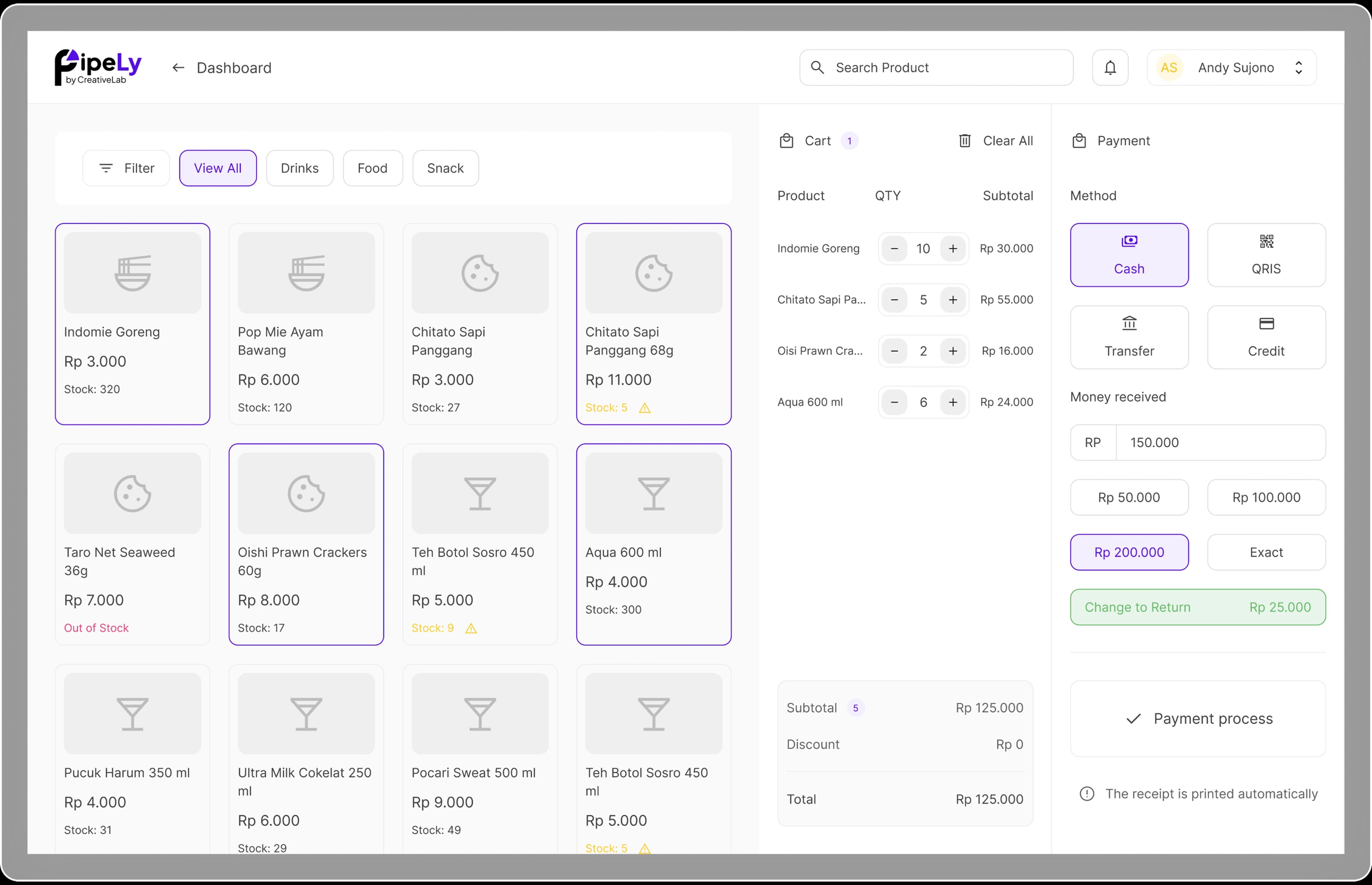 Pipely Dashboard